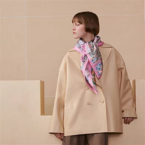 hermes hidaka scarf|Mille Feuilles de Soie double face scarf 90 .